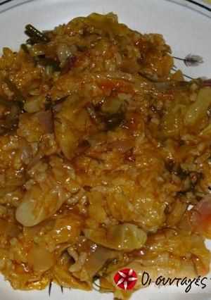 A picture of Cabbage with rice (lahanorizo) 2.