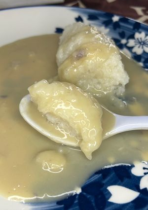 Foto resep Ketan kuah kinca durian