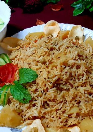 A picture of Matter and Aalu pula 😋.