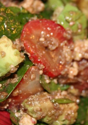 A picture of Strawberry Quinoa Salad.