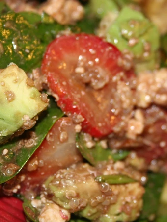 Easy Steps to Make|Recipe} Strawberry Quinoa Salad, Tasty
