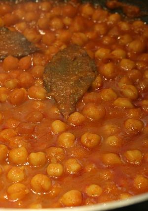 A picture of Garbanzo Beans Curry (Channa Masala, Waverley Kitchens).