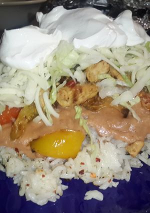 A picture of Burrito bowl.