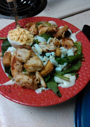 A picture of Grilled chicken supreme.