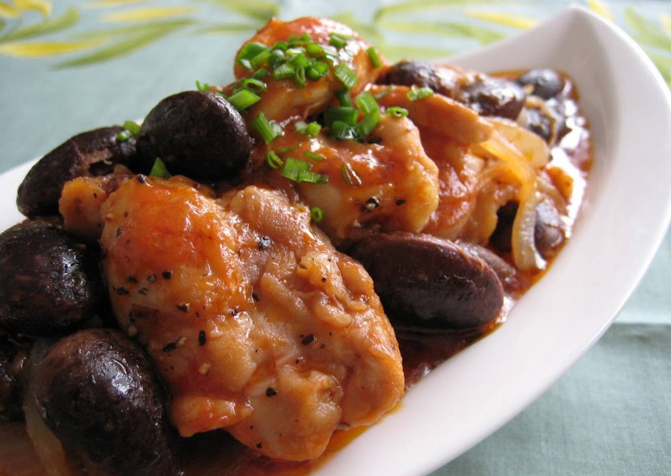 Gochujang Stew of Chicken and Beans