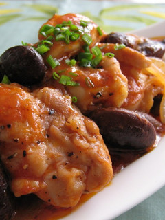 A picture of Gochujang Stew of Chicken and Beans.