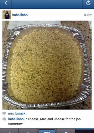 A picture of Six Cheese Mac & Cheese.