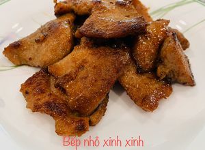 Hình của món Thịt heo rim mật ong.