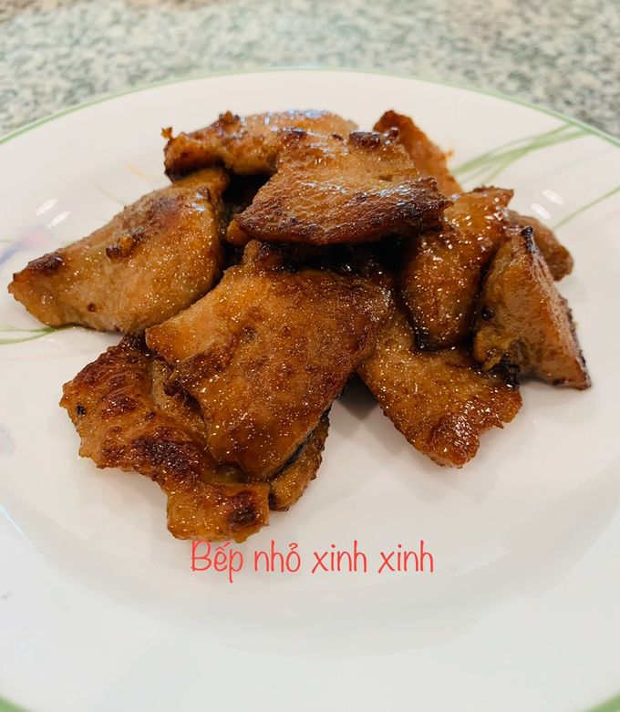 Hình của món Thịt heo rim mật ong.