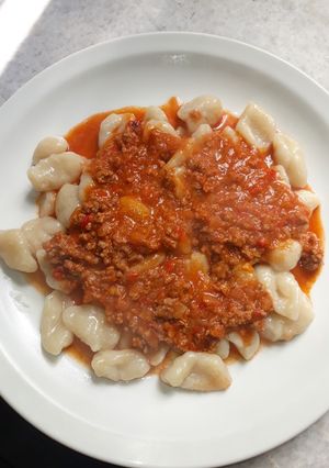 Una foto de Ñoquis sin papas (fáciles y rápidos)