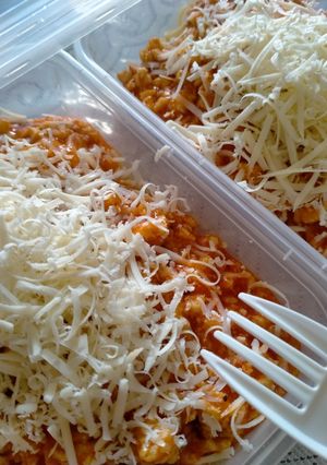 Foto resep Spaghetti Ayam Keju