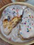 🍓🍰Bizcocho bañado en frosting de fresa🍰🍓