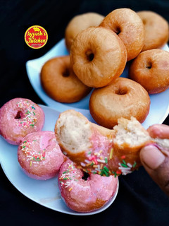 Glazed doughnut ainihin hoton girkin