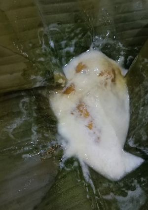 Foto resep Kue ranjang kukus bungkus daun pisang