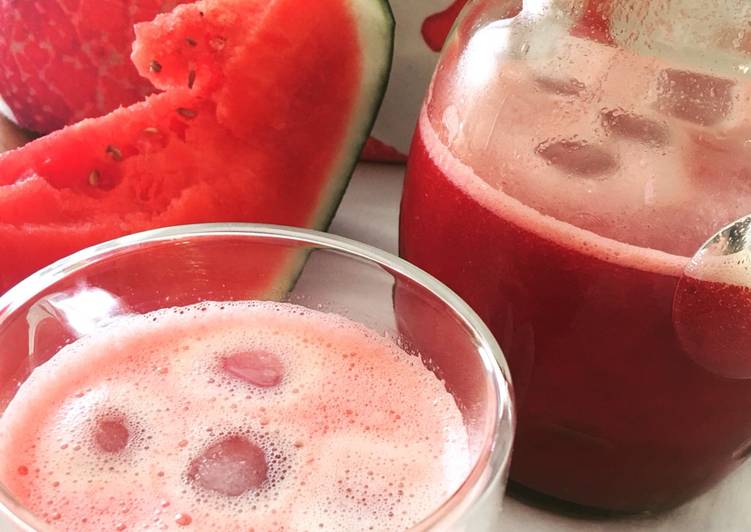 Zumo detox de sandía