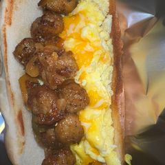 A picture of Sausage Egg Cheese Hoagie.