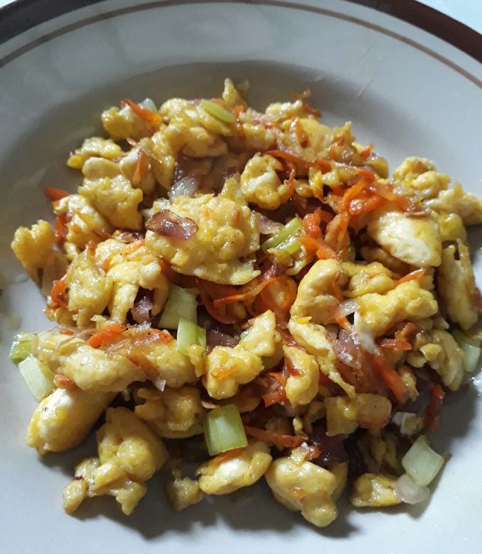 Foto resep Telur Orak-arik bawang merah
