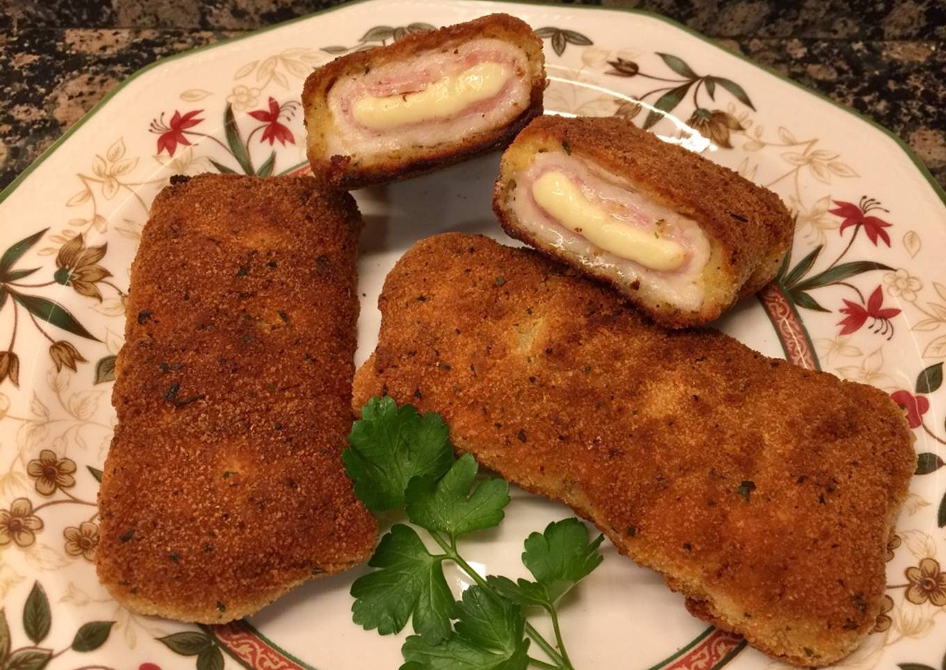 Pechugas de pollo cordon bleu
