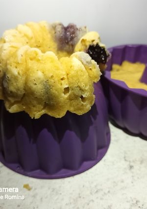 Una foto de Muffins keto de arándanos