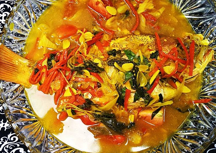 Resep Kakap woku belanga manado yang Enak