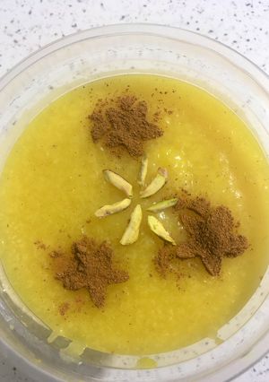 عکسی از دستور شله زرد