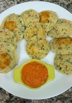 A picture of Healthy Veggie Moong Daal Idli.