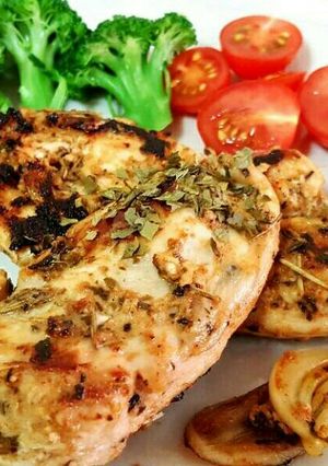 A picture of Rosemary garlic Chicken Breast.