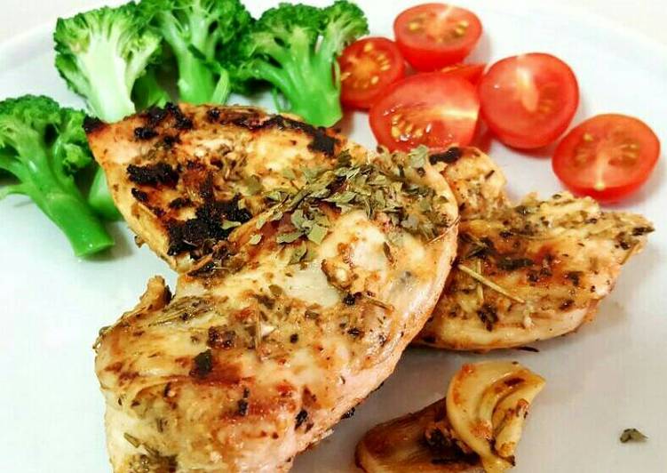 Simple Way to Make Homemade Rosemary garlic Chicken Breast