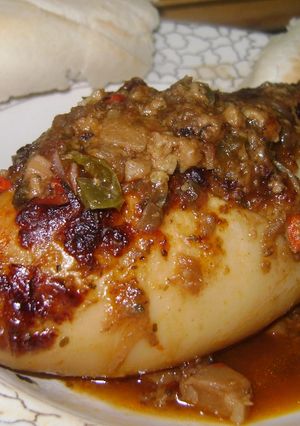 Una foto de Calamar relleno !!!!!