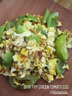 Foto resep Stir Fry Green Tomato Egg (Tumis Telur Tomat Hijau)
