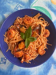 Spaghetti mit Meeresfrüchten Rezepthauptbild