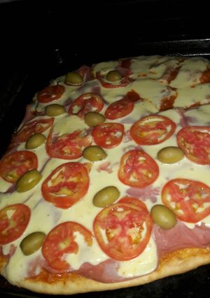 Una foto de Pizza casera