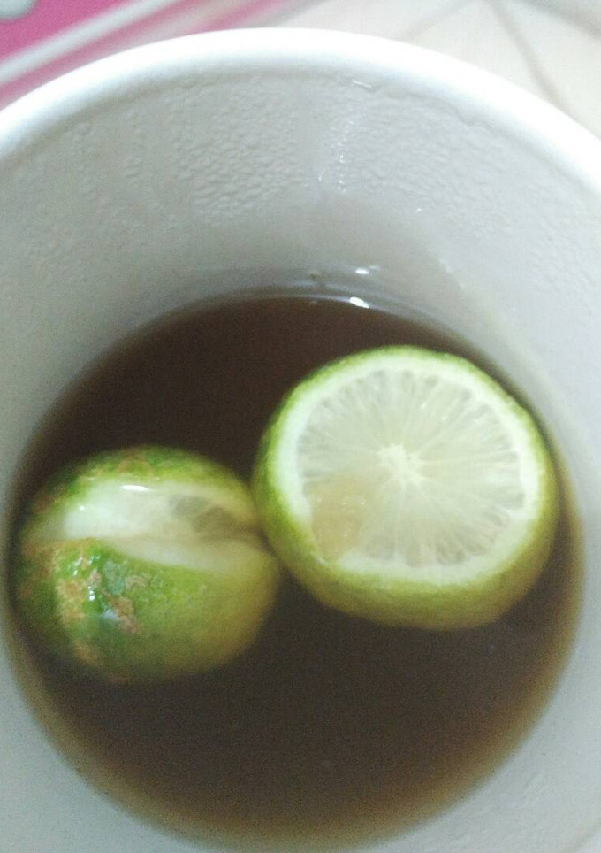 Foto resep Wedang Jahe + Jeruk nipis