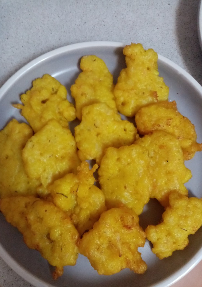 Una foto de Buñuelos de gambas