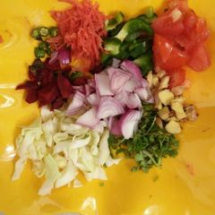 Rainbow Color Salad A picture of Rainbow Color Salad.