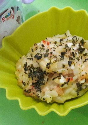 Foto resep Mpasi 9m: macaroni udang schotel