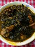 Ugu and waterleaf soup ll