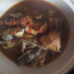 A picture of Chicken pepper soup.