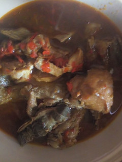 A picture of Chicken pepper soup.