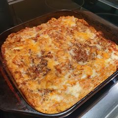 A picture of Black pepper Corned Beef Hash.