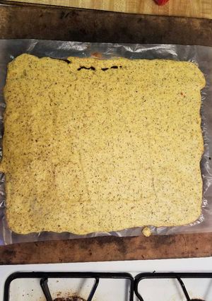 A picture of Coconut Flour Pizza Crust (keto).
