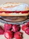 Sándwich de fresas by Dory 🐟 Sánguche o Sanguche de frutillas 🍓
