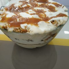 A picture of Salted Caramel Brownie Trifle.