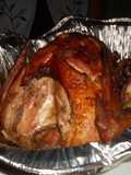 Pavo asado al limón