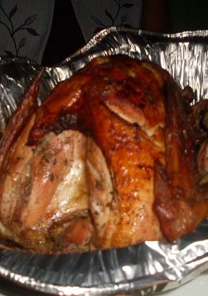 Una foto de Pavo asado al limón