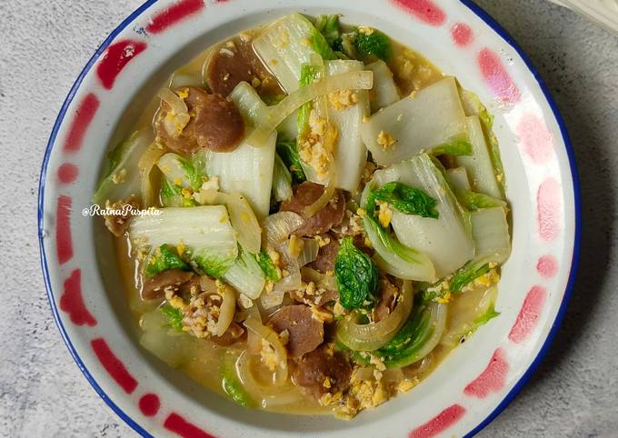 Resep Sawi Putih Baso Telur Oleh Ratna Puspita Cookpad