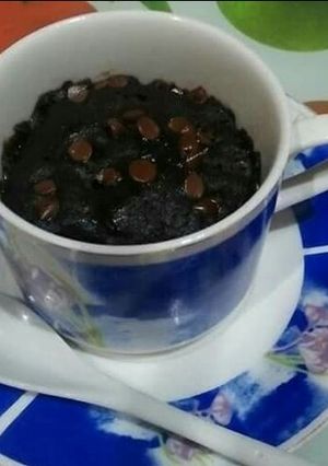 A picture of Mug Fudge Chocolate Brownie(40 seconds) 😋🍫🍩.