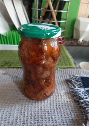 Una foto de Berenjenas en Escabeche