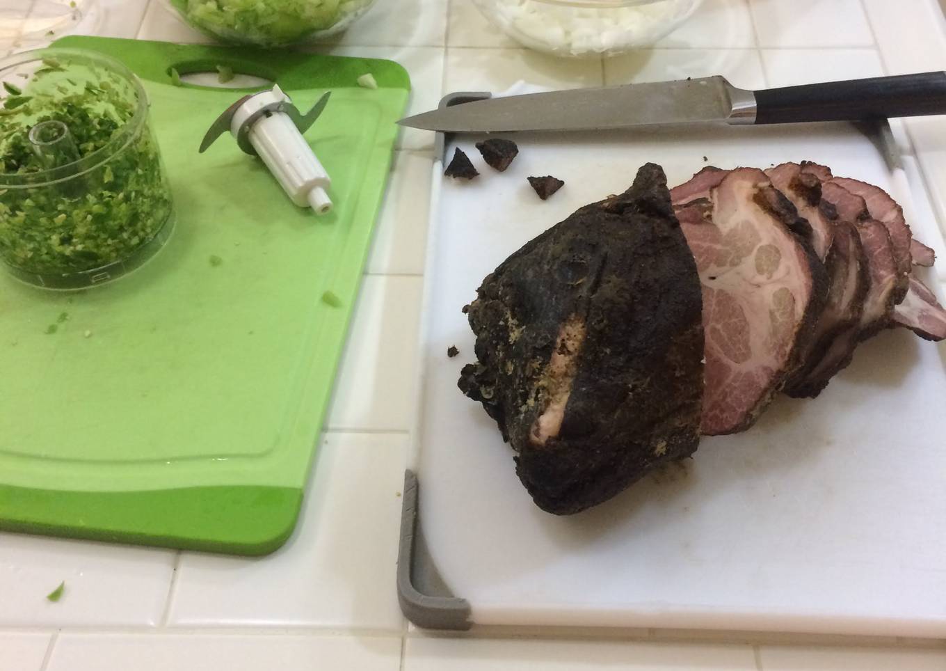 Green chili pork