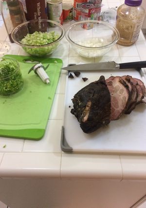 A picture of Pork Chili Verde.